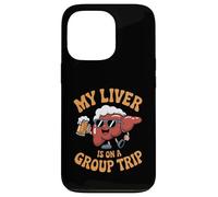 My Liver Is On A Group Trip Beer Lover October Festival Custodia per iPhone 13 Pro