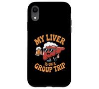 My Liver Is On A Group Trip Beer Lover October Festival Custodia per iPhone XR