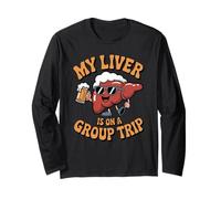 My Liver Is On A Group Trip Beer Lover October Festival Maglia a Manica