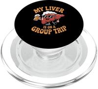 My Liver Is On A Group Trip Beer Lover October Festival PopSockets PopGrip per MagSafe