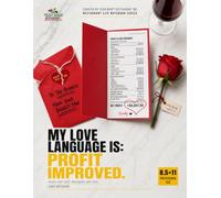 My Love Language Is. Profit Improved: Large Lined Notebook