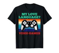 My Love Language Video-Giochi Gaming Retro Controller Gamer Maglietta