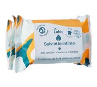 MY LUBIE - 3x14 Salviette Intime Naturali e Lenitive - Senza Profumo, Miste, Morbide e Lavabili - Confezione Compatta - Mirtillo Rosso, Fiori d'Arancio e Aloe Vera - Confezione da 3