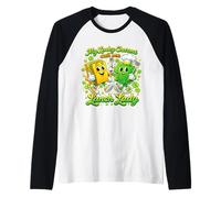 My Lucky Charms Call Me Lunch Lady St Patricks Day Shamrock Maglia con Maniche Raglan