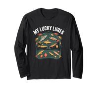 My Lucky Lures - Cappello da Pescatore Divertente Maglia a Manica