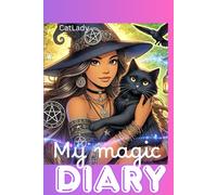 My magic diary: 120-page notebook with color-changing lines, 6" x 9" size.
