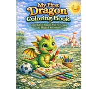 My Magical Dragon Coloring Adventure: Fun and Easy Dragon Coloring Book for Kids Ages 4-8