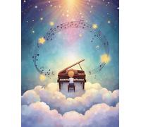 My Magical Music Notebook: Staff Paper for Kids