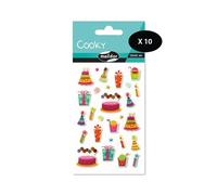 My Mandarine 560516Cpack, sacchetto di gommette 3D Cooky, 1, 7,5 x 12 cm
