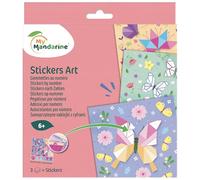 My Mandarine AF039C - Gommettes au numéros, Papillons
