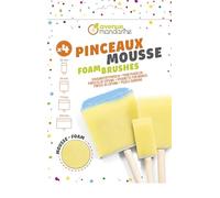 My Mandarine CC069C - Una confezione da 4 spugnette in schiuma (2,5-5 - 7 et 10 cm)