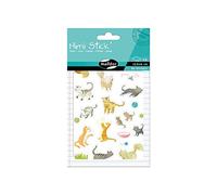 My Mandarine design gatti Mimi, 4 unità, Multicolor