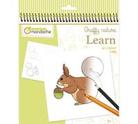 My Mandarine GY150C - album da colorare Graffy Lean per imparare a disegnare - 24 disegni -a partire dai 7 anni - foresta