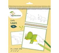 MY MANDARINE GY168C - album da colorare Graffy Learn per imparare a disegnare - 24 disegni 250g -a partire dai 7 anni - mezzi di trasporto