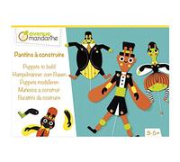 My Mandarine KC123C - una scatola creativa per bambini - 5 marionette da costruire-a partire dai 3 anni - insetti