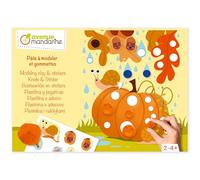 My Mandarine KC168C - cofanetto creativo per bambini - PASTE MODELLABILI E ADESIVI 3D - a partire dai 2 anni- stagioni