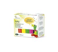 My Mandarine SO0870006K03C - Softy - Assortiment 6 x 62g pâte à modeler enfant souple, pastel, fluo