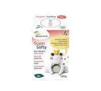 My Mandarine SO0880100010C - una scatola da 100 g di pasta modellabile - SuperSofty - a partire dai 2 anni- BIANCO