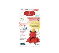 My Mandarine SO0880100400C - una scatola da 100 g di pasta modellabile - SuperSofty - a partire dai 2 anni- ROSSO