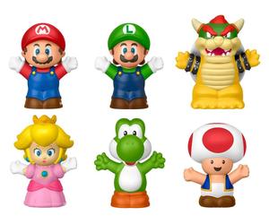 My Mario Little People Da Collezionemini Figura 6-pack 7 Cm Mattel