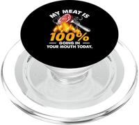 My Meat Is 100 Going Your Mouth Today - Divertente grigliata al barbecue PopSockets PopGrip per MagSafe