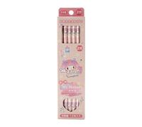 My Melody My Sweet Piano Hexagonal Shaft Pencil 2B Set Sanrio JAPAN Made
