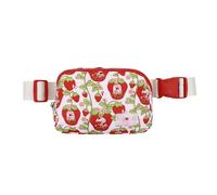 My Melody X - Marsupio da donna con motivo fragole, 19 cm, Dolcecuore Fragole, osfa