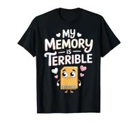 My Memory Is Terrible Programmer Coding Jokes |- Maglietta