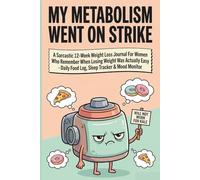 My Metabolism Went On Strike. A Sarcastic 12-Week Weight Loss Journal For Women Who Remember When Losing Weight Was Actually Easy: Habit Tracker & ... Resistance Self-Care, and Healthy Living