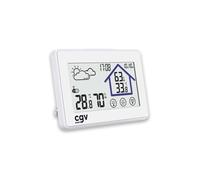 MY METEO-1BM - Stazione meteo wireless con sensore | Termometro igrometro barometro | Interno/Esterno | Schermo LCD con controllo tattile