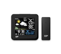 MY METEO-1NC stazione meteo wireless con sensore | Termometro igrometro barometro | Interno/Esterno | Schermo LCD a colori con controllo tattile