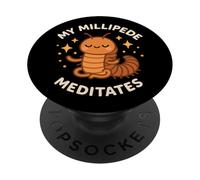 "My Millipede Meditates" - Simpatico tema insetti PopSockets PopGrip Adesivo
