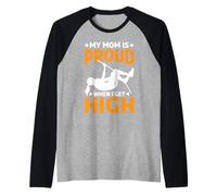 My Mom Is Proud When I Get High Pole Vault Track - Maglia con Maniche Raglan