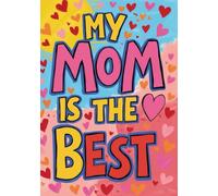 My Mom is the Best, Personalized Sketchbook for Coloring, Drawing, white pages, 100-sheet, 200 pages, format A5, matte cover: Cute and Practical Gift for Your Amazing Mom