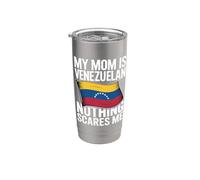 My Mom Is Venezuelan Nothing Scares Me Bicchiere termico in acciaio inox doppia parete