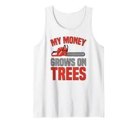 My Money Grows On Trees - Grafica Divertente per arboricoltori Canotta