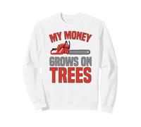 My Money Grows On Trees - Grafica Divertente per arboricoltori Felpa