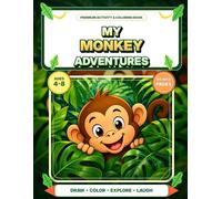 My Monkey Adventures: Premium Activity & Coloring Book