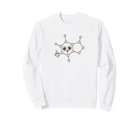 My Morning Molecule Caffeina Chimica caffè Meme Felpa