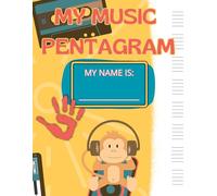 My Music Pentagram - Kids Music Notebook: Blank Sheet Music for kids learning - 125 Pages - 8 Staves per page