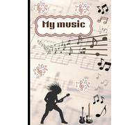 My Music: Sheet music page notebook