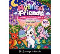 My Mythical Friends: A Cute Coloring Book Featuring Unicorns, Friendly Dragons & Pegasus for Kids Ages 4-8