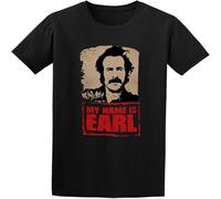 My Name is Earl Logo Mens 100% Cotton Short Sleeve Tshirt Black XXL