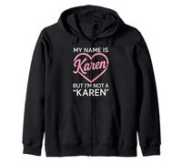 My Name Is Karen But Im Not A Karen Divertente Donna Ragazza Bianco Felpa con Cappuccio