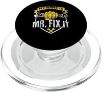 My Name Is Mr Fix It Riparazione Tuttofare Tuttofare Fai da te PopSockets PopGrip per MagSafe