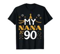 My NANA Is 90 90th Birthday 1935 90 Anni Nonna Maglietta