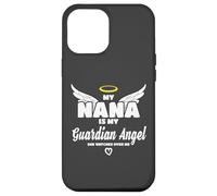 My Nana Is My Guardian Angel She Watches Over Me In Memory Custodia per iPhone 12 Pro Max