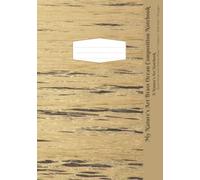 My Nature’s Art Brass Ocean Composition Notebook: Brass Ocean with Pelican Photo, Wide Rule, 80 pages