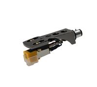 My Needle Store AT91+HS - Assemblaggio cartuccia montata di alta qualità, compatibile con la maggior parte dei giradischi con connettore PMI da 1/2'' con braccio curvo (titanio)