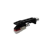 My Needle Store MG09+HS - Cartuccia per giradischi premontata, stilo conico, si adatta alla maggior parte dei giradischi PMI da 1/2" con braccio curvo, diverse scelte di colore (nero)